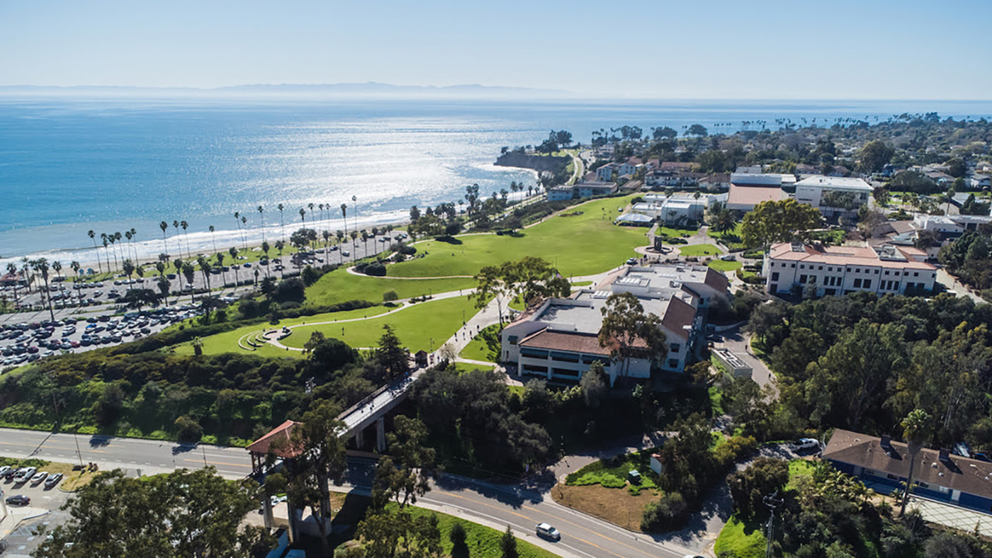 Campus drone photo